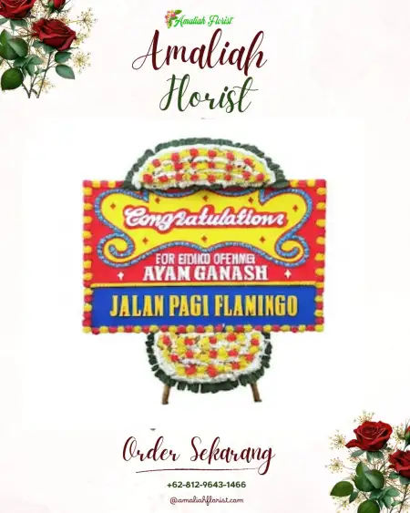 Sewa Papan Bunga Karubaga